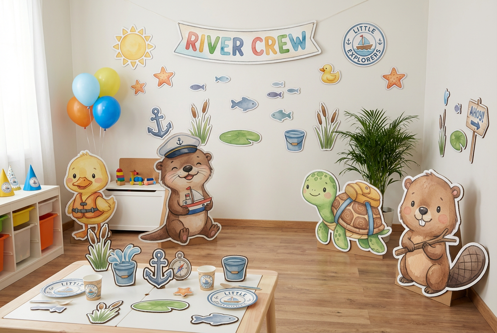 Baby River and Friends scene mockup 2