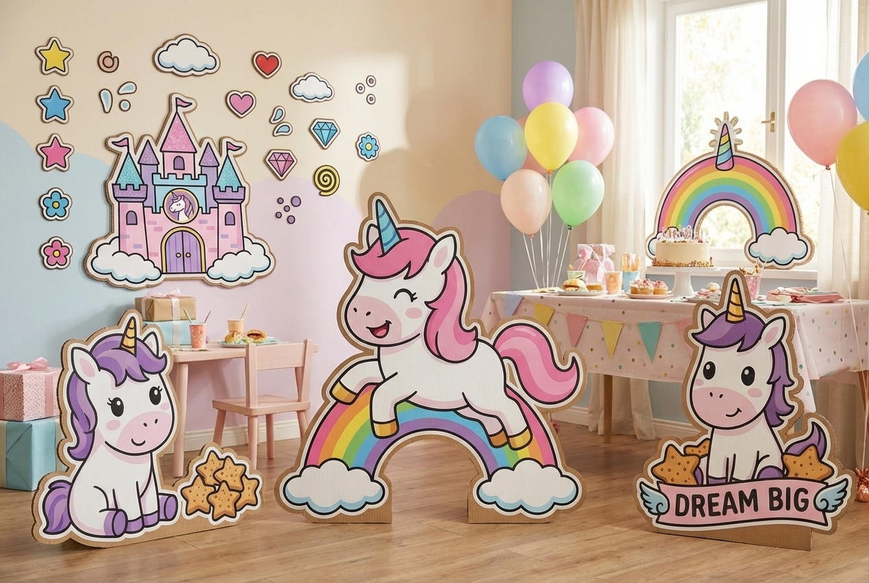 Unicorns scene mockup 1