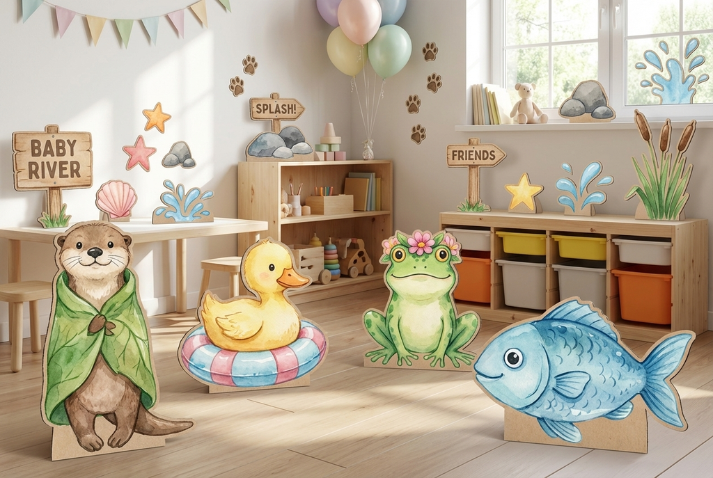 Baby River and Friends scene mockup 1