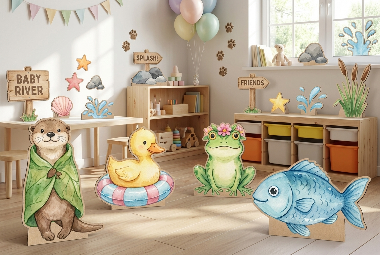 Baby River and Friends scene mockup 1