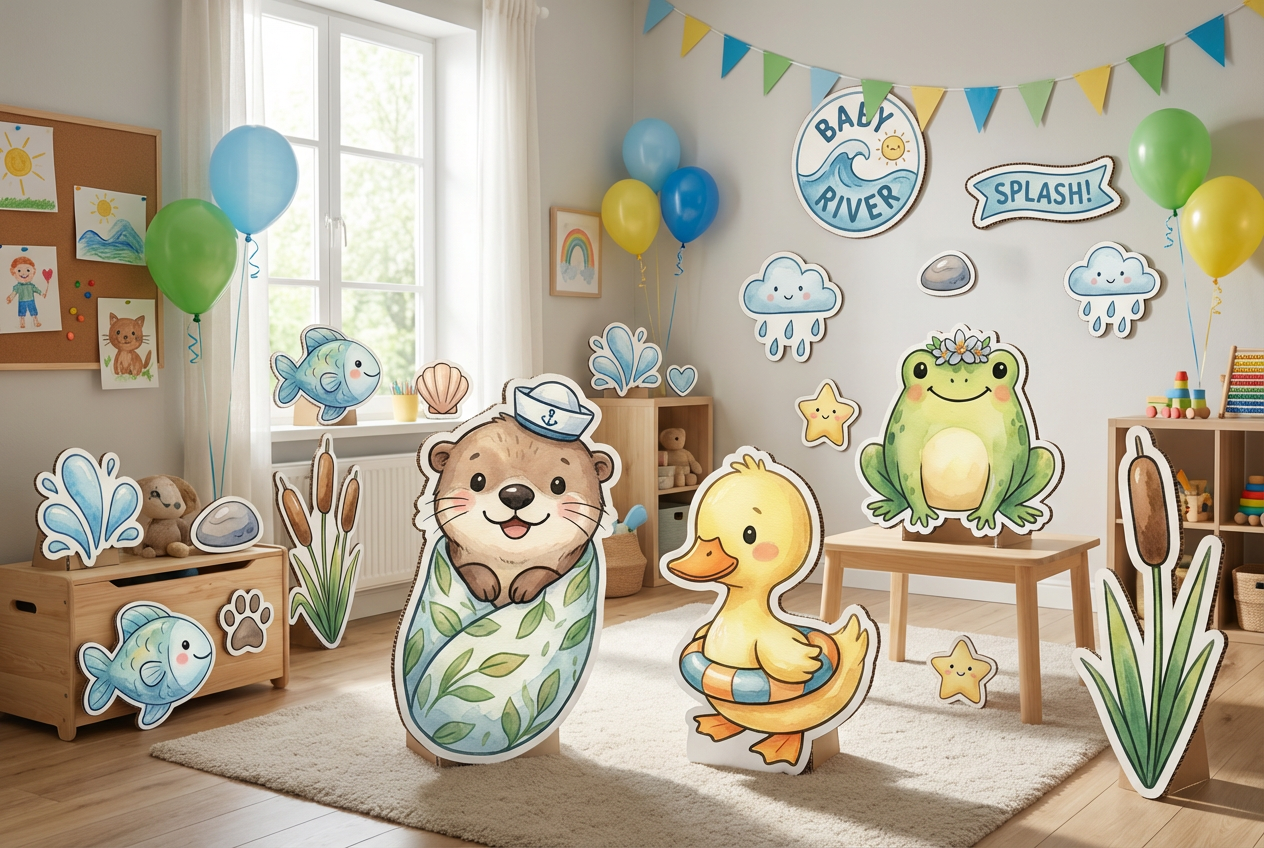 Baby River and Friends scene mockup 2