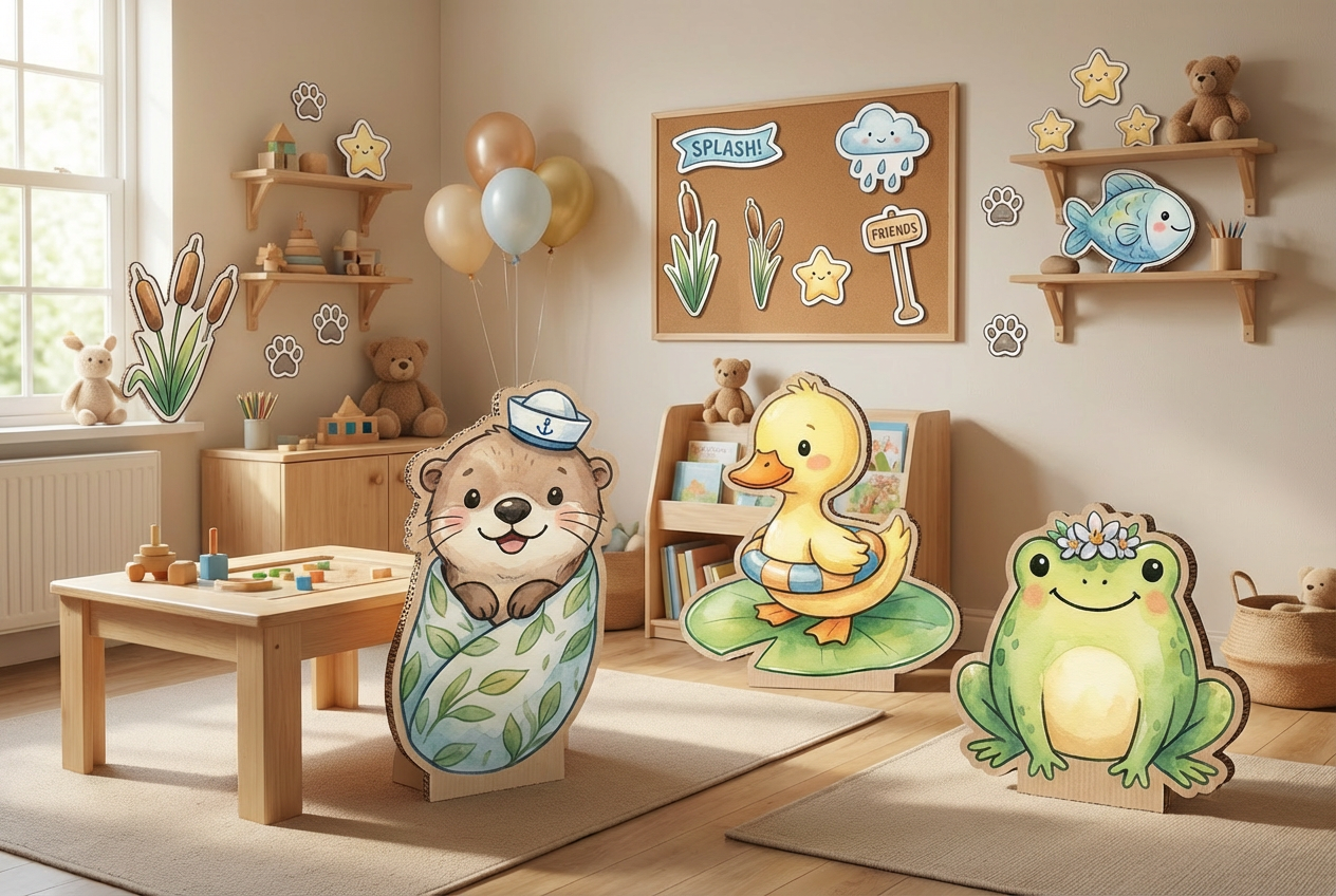 Baby River and Friends scene mockup 3