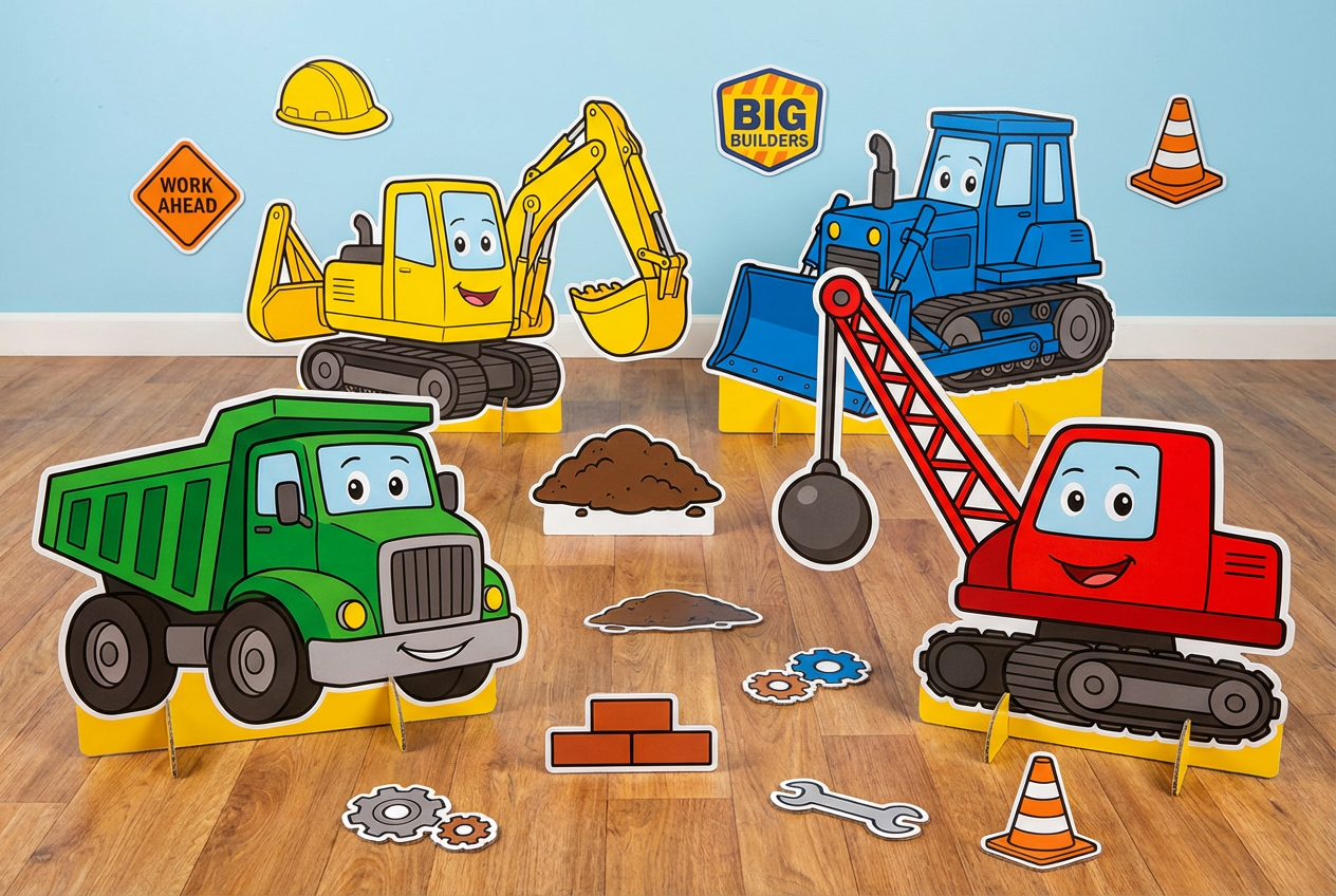 Construction Diggers product showcase