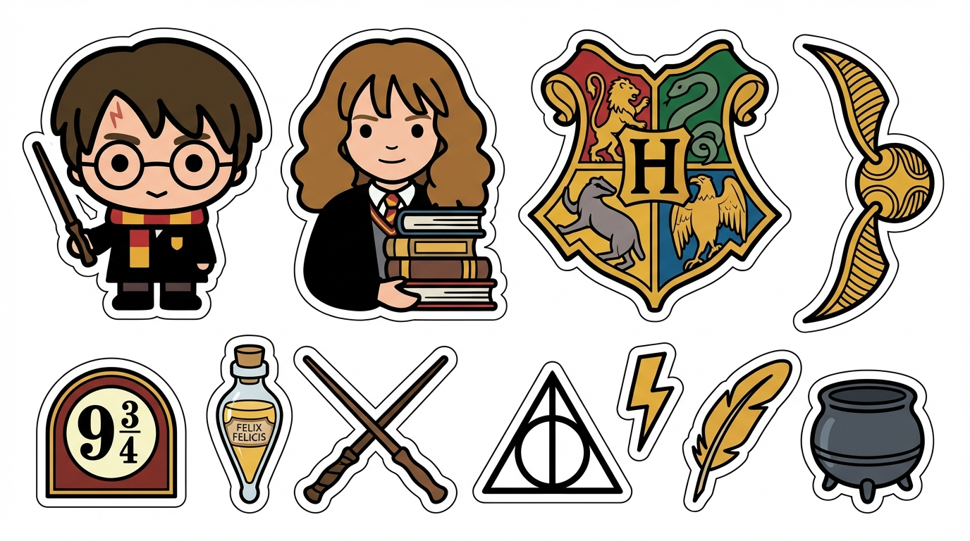 Harry Potter cutout sheet