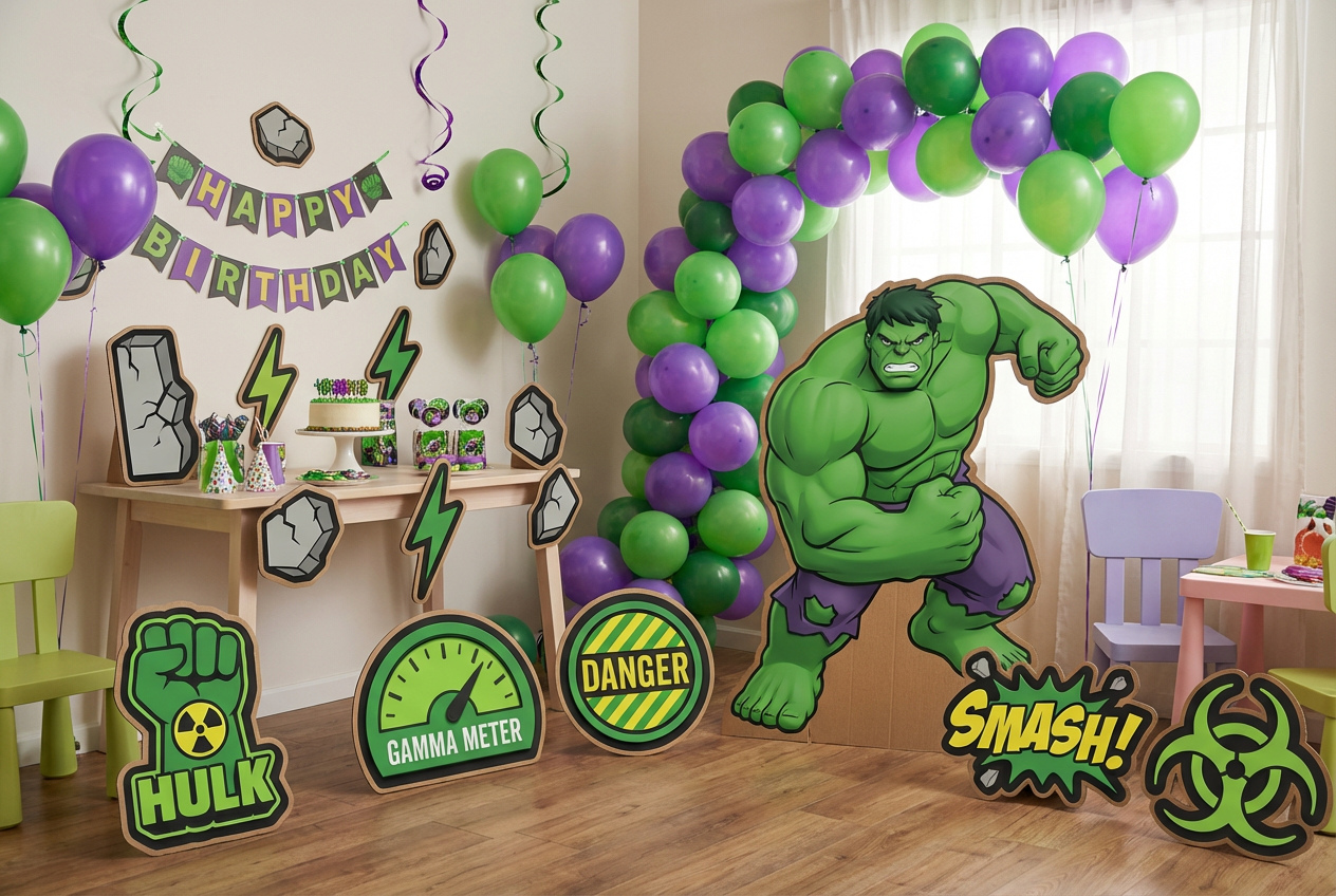 The Hulk scene mockup 3