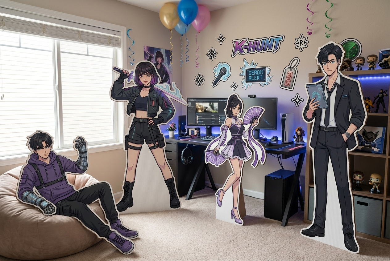 Kpop Demon Hunters  scene mockup 1