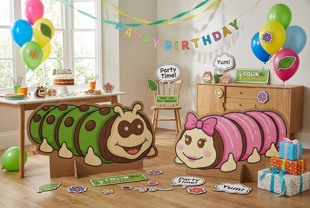 Colin Caterpillar  - Marks & Spencer  scene mockup 3