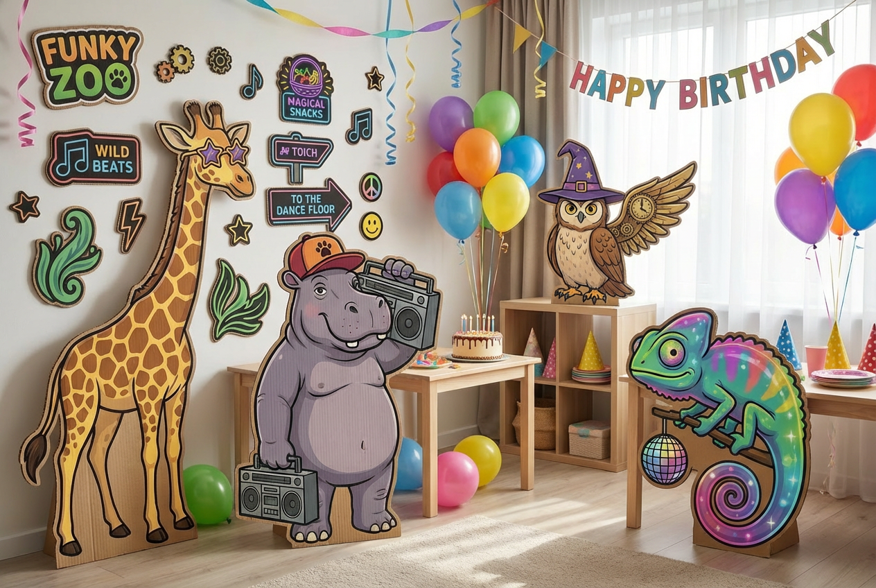 Funky Zoo Animals - Scene 1