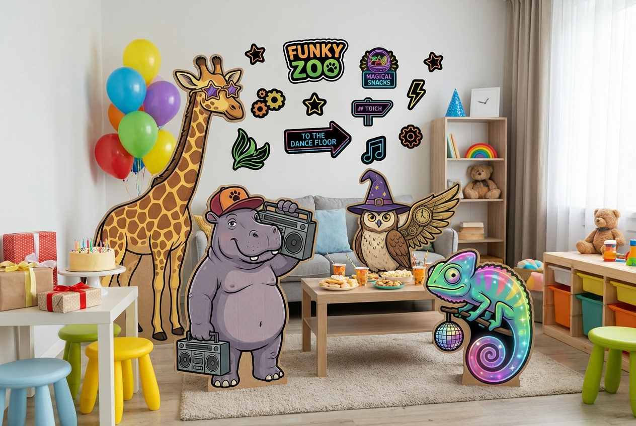 Funky Zoo Animals - Scene 2