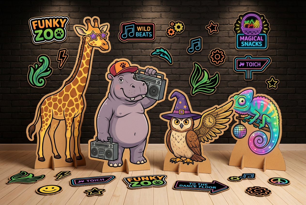 Funky Zoo Animals - Product Showcase