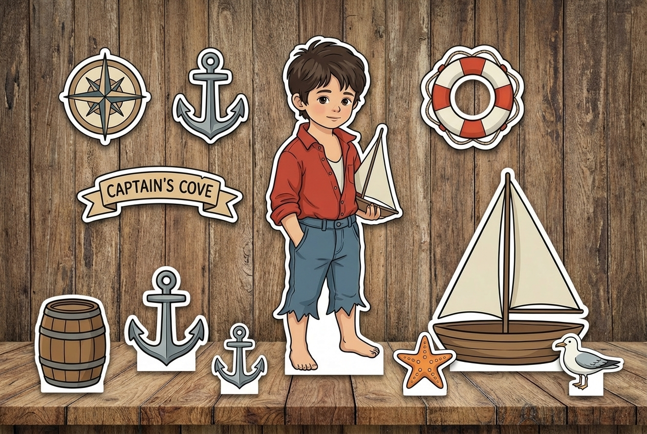 Boy with a boat - Product Showcase