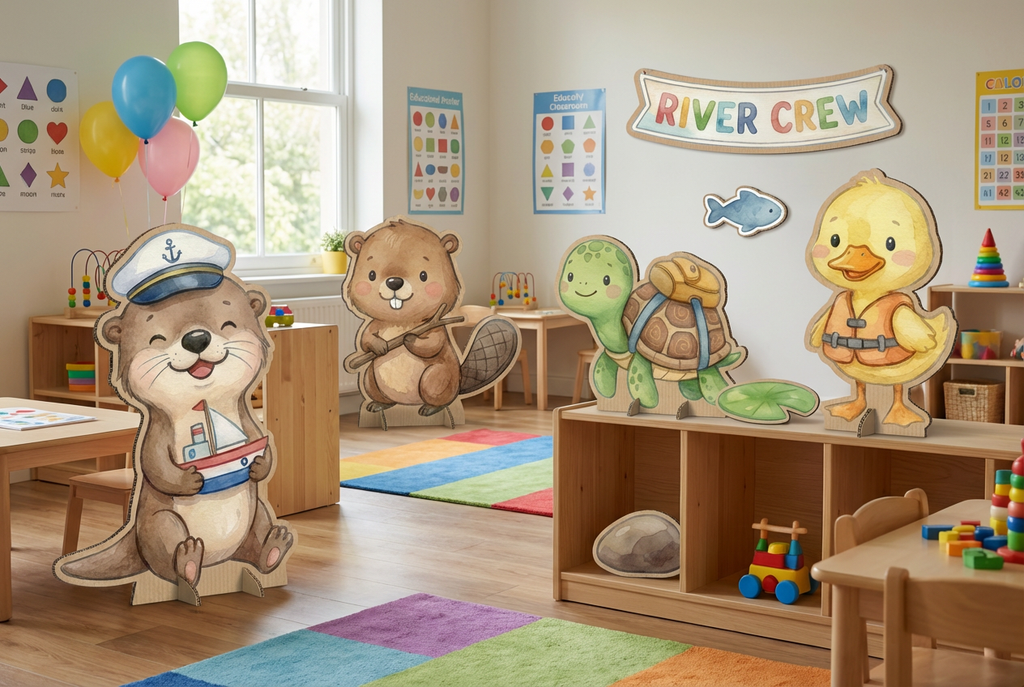Baby River and Friends scene mockup 2