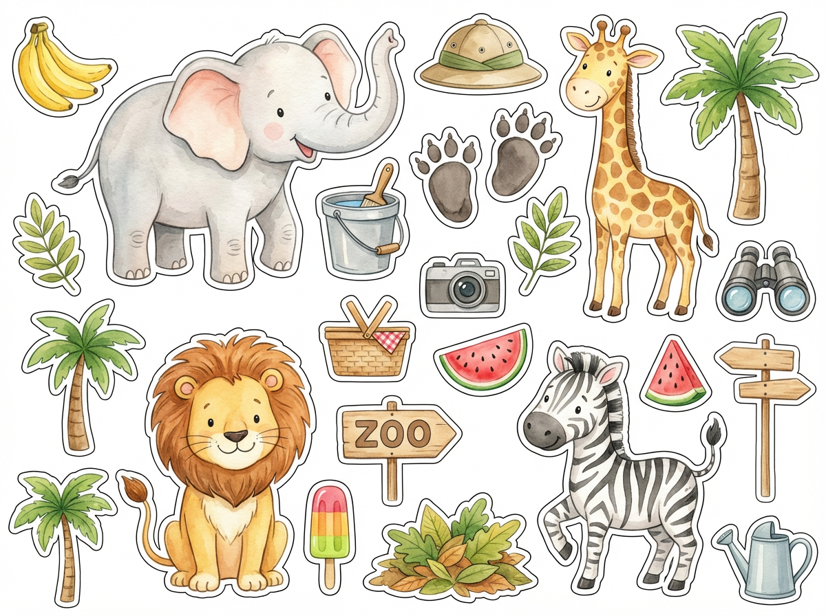Zoo Animals - Main Artwork