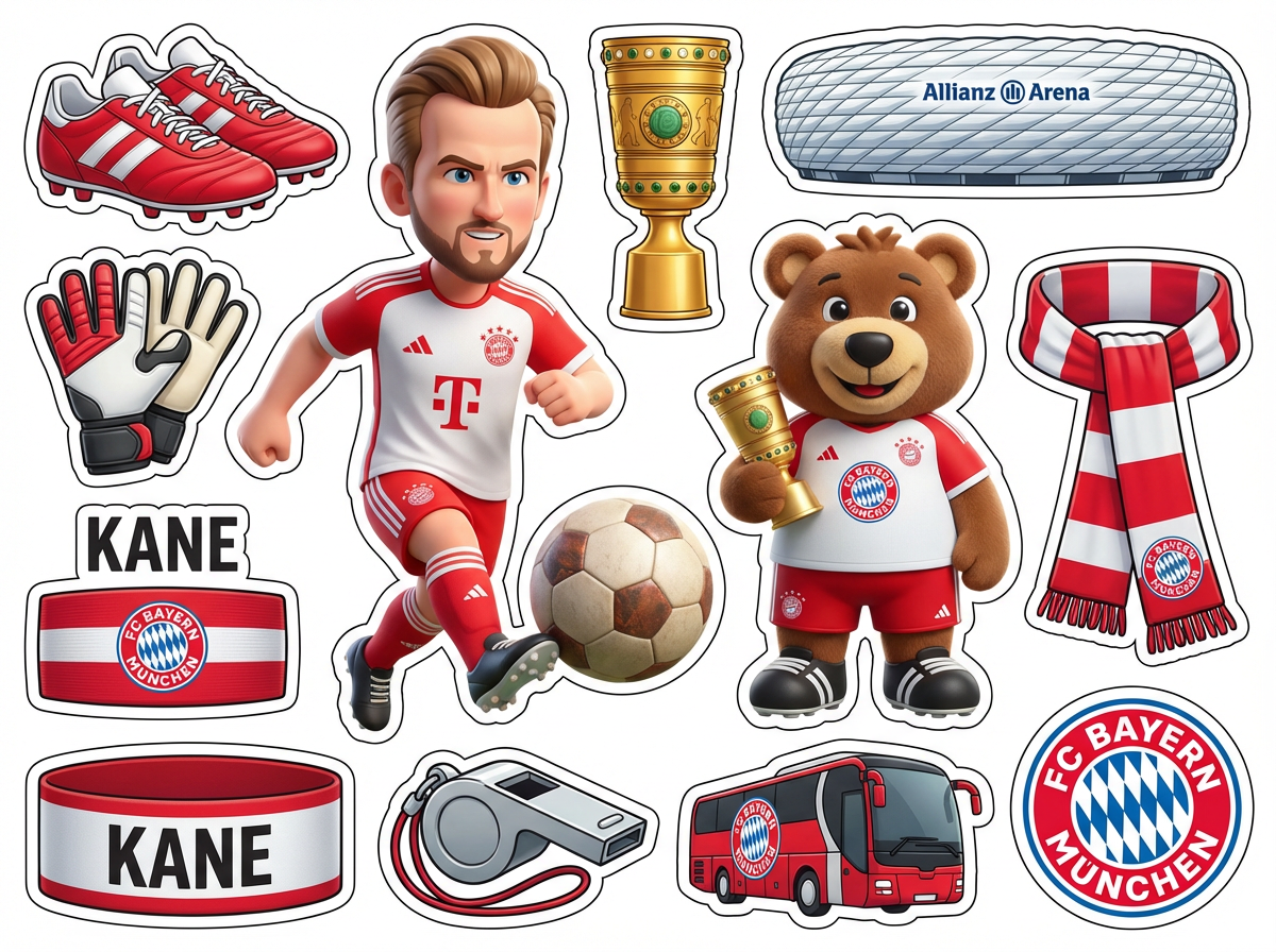 Harry Kane Football - Bayern Munich - Main Artwork