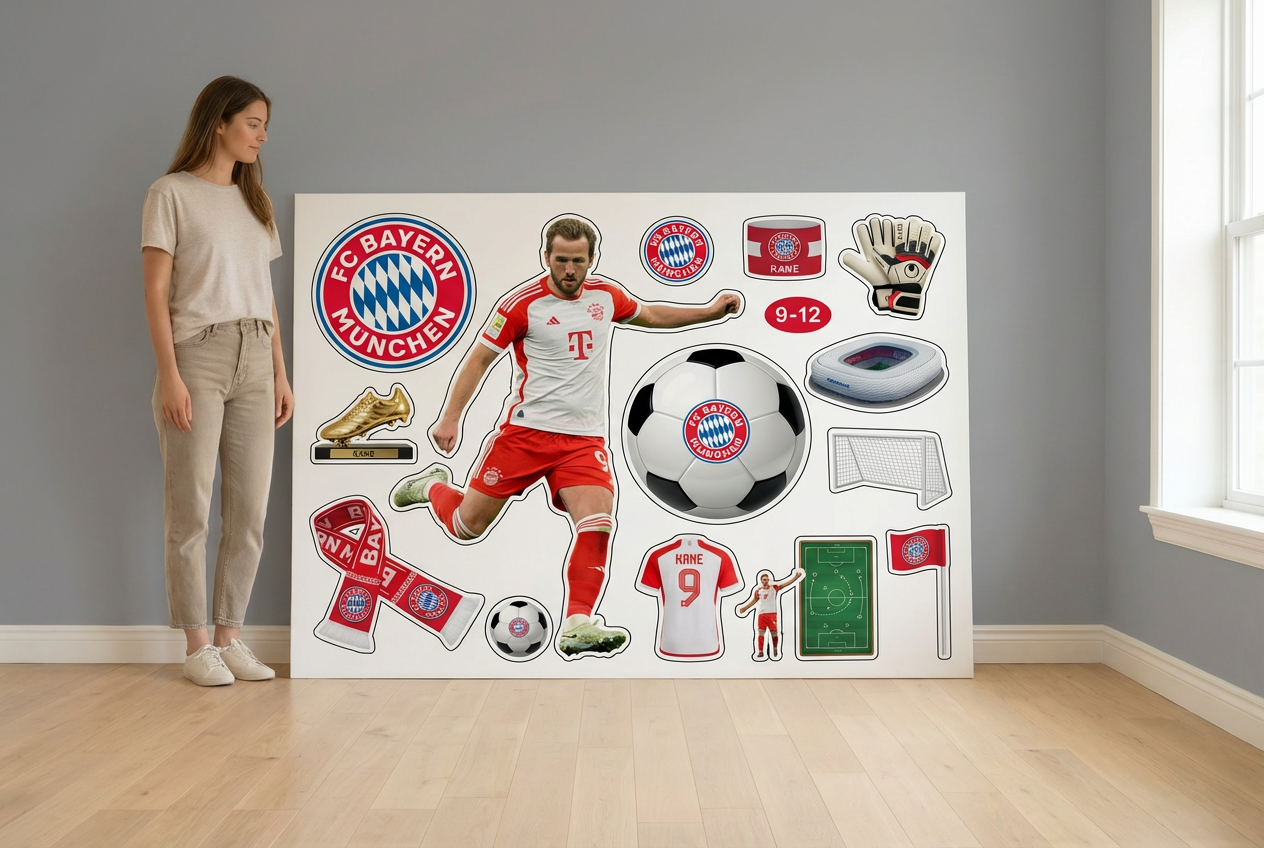 Harry Kane Football - Bayern Munich size guide
