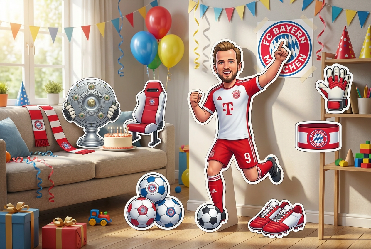 Harry Kane Football - Bayern Munich scene mockup 2