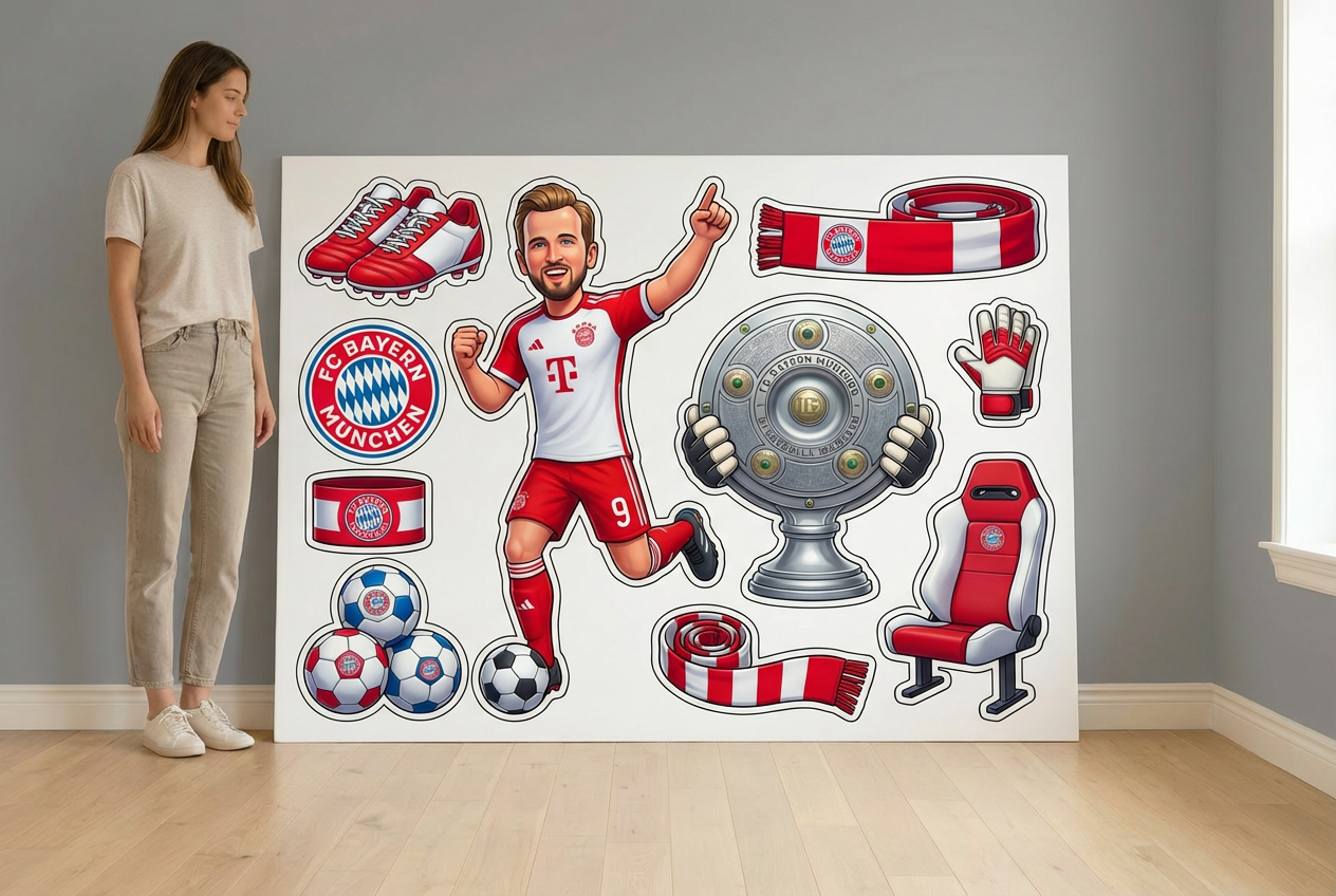 Harry Kane Football - Bayern Munich size guide
