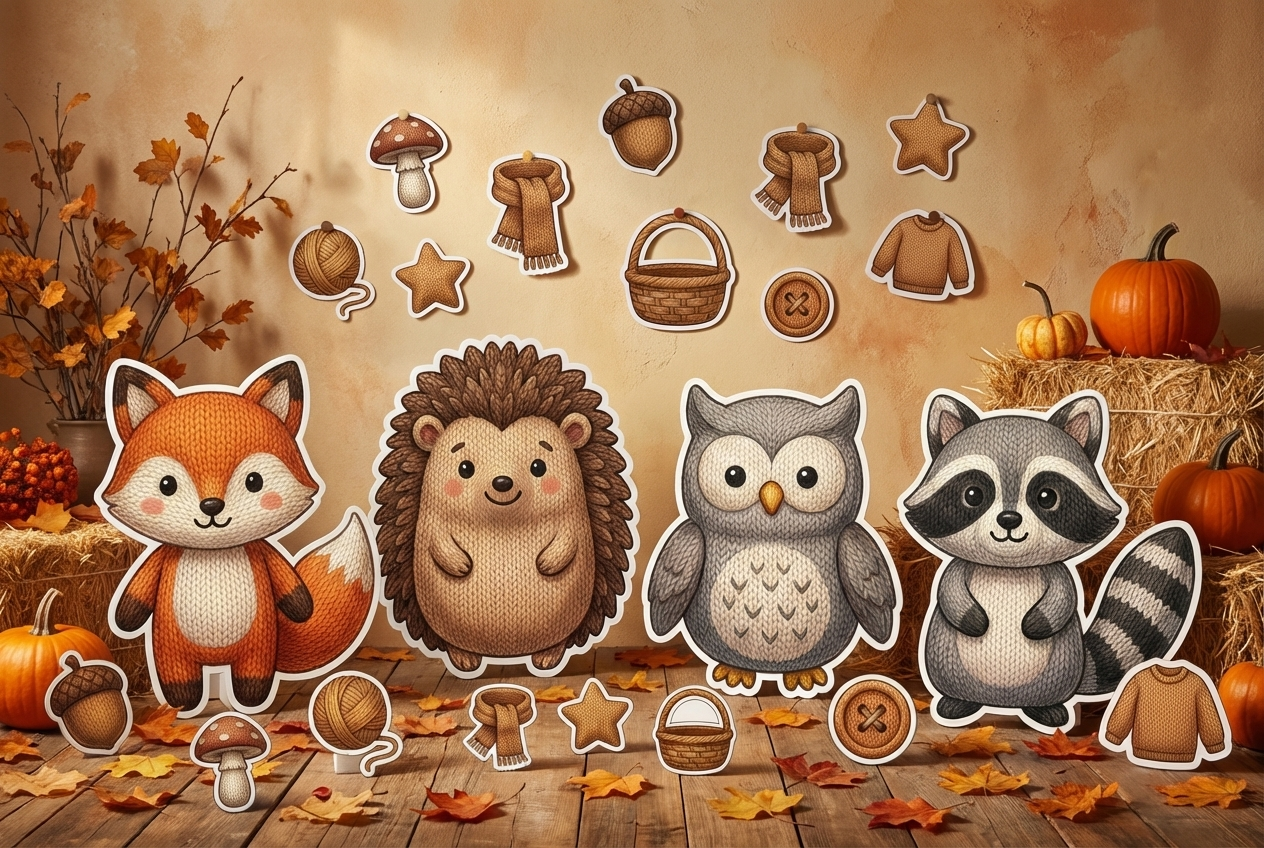 Cute Fox and Friends - Product Showcase