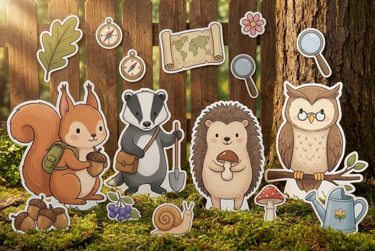 Clever Squirrel & Friends product showcase