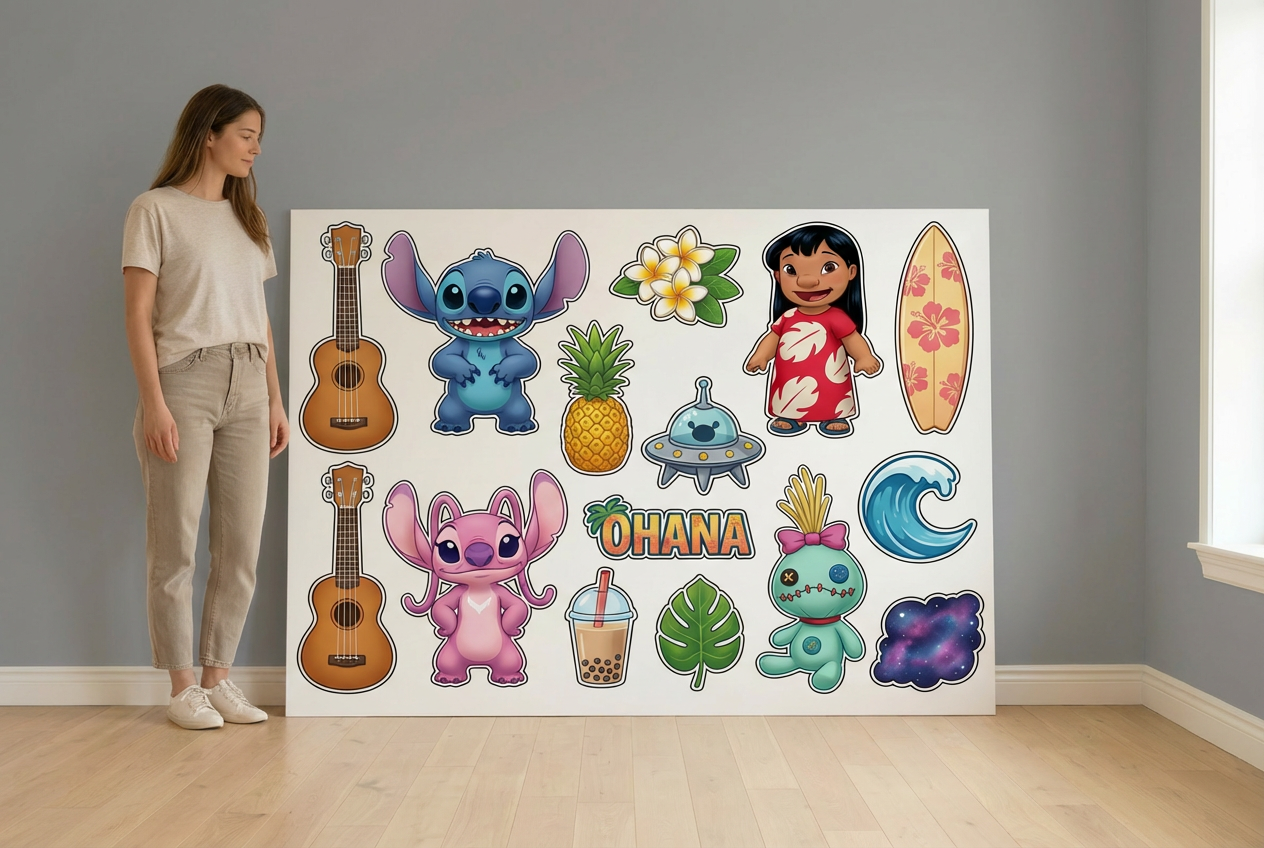 Disney Stitch and Friends size guide