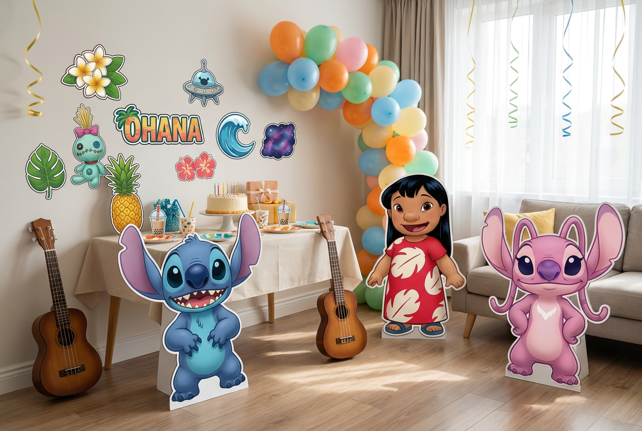 Disney Stitch and Friends scene mockup 2