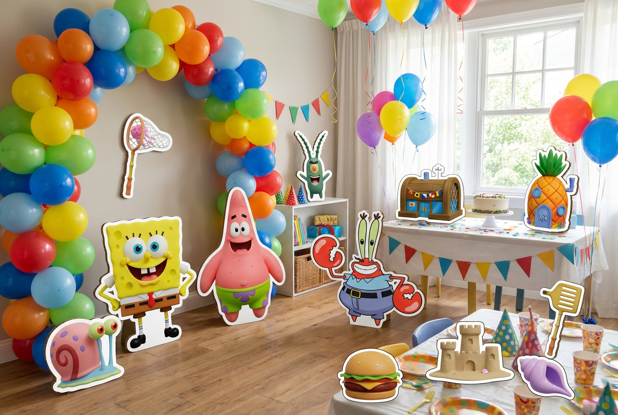 Sponge Bob Square Pant scene mockup 1