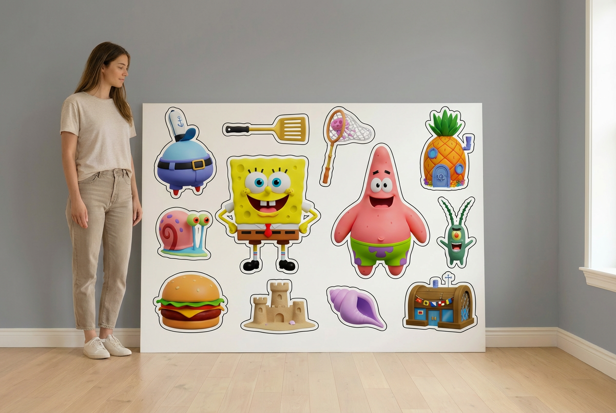 Sponge Bob Square Pant size guide