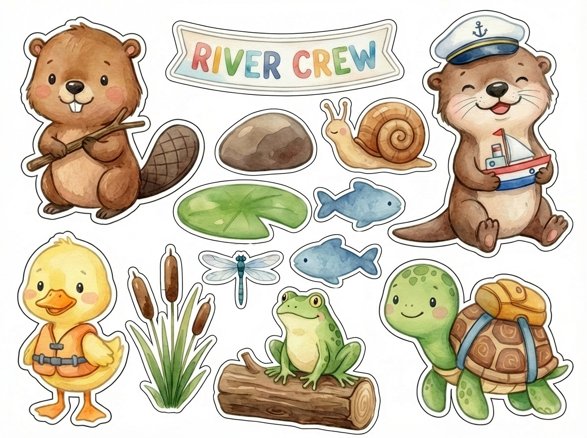 River Crew Friends - Main Artwork