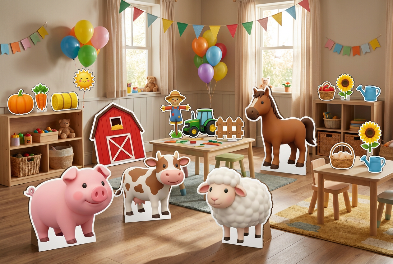 Farm Animals scene mockup 1