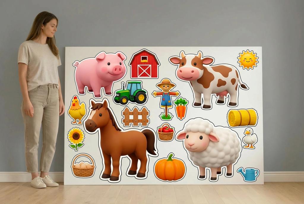 Farm Animals size guide