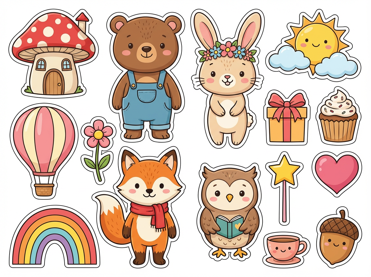 Cute  cutout sheet
