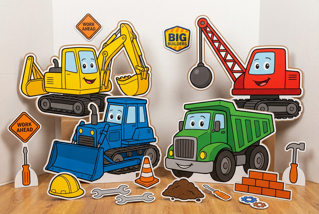 Construction Diggers - Product Showcase