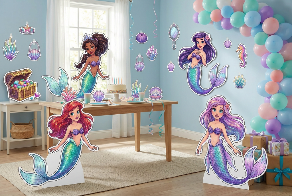 sparkly mermaids scene mockup 1