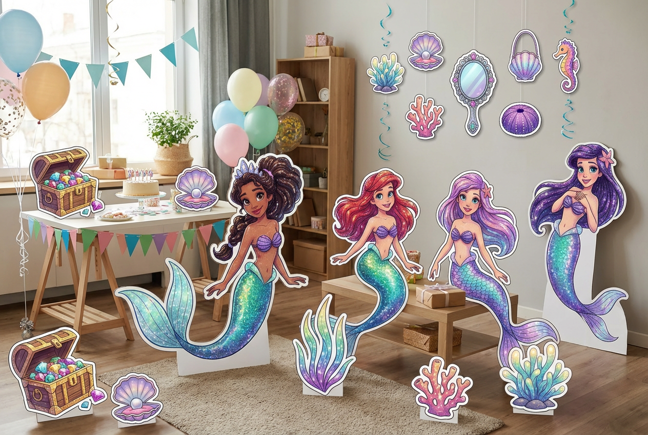 sparkly mermaids scene mockup 2