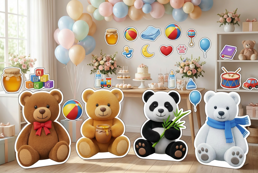 Teddy Bears scene mockup 1