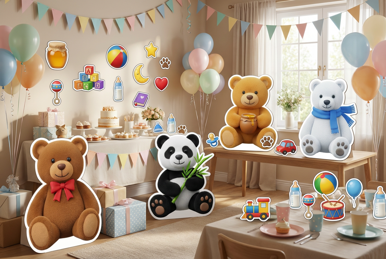 Teddy Bears scene mockup 2