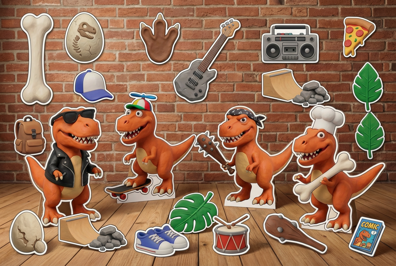 Dinosaur Gang product showcase
