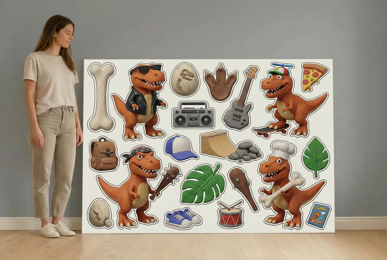 Dinosaur Gang size guide