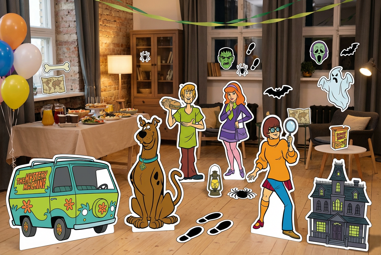 Scooby Doo Adventures Mystery Machine scene mockup 1