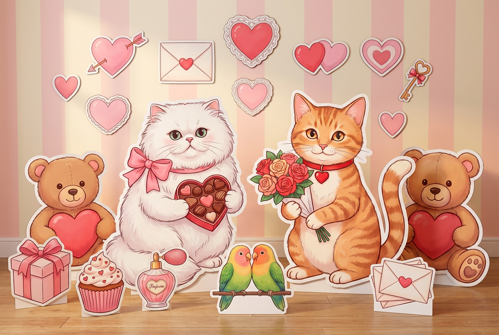 Valentine Cats - Product Showcase
