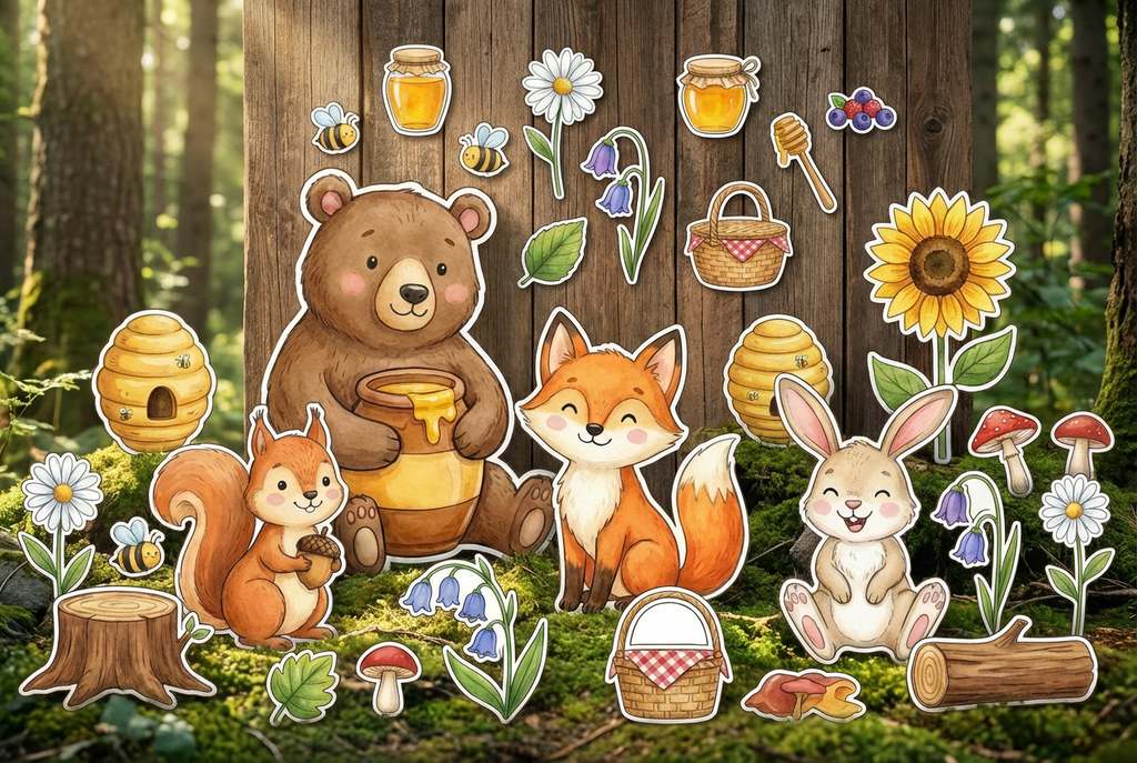 Honey Pot Bear & Friends product showcase