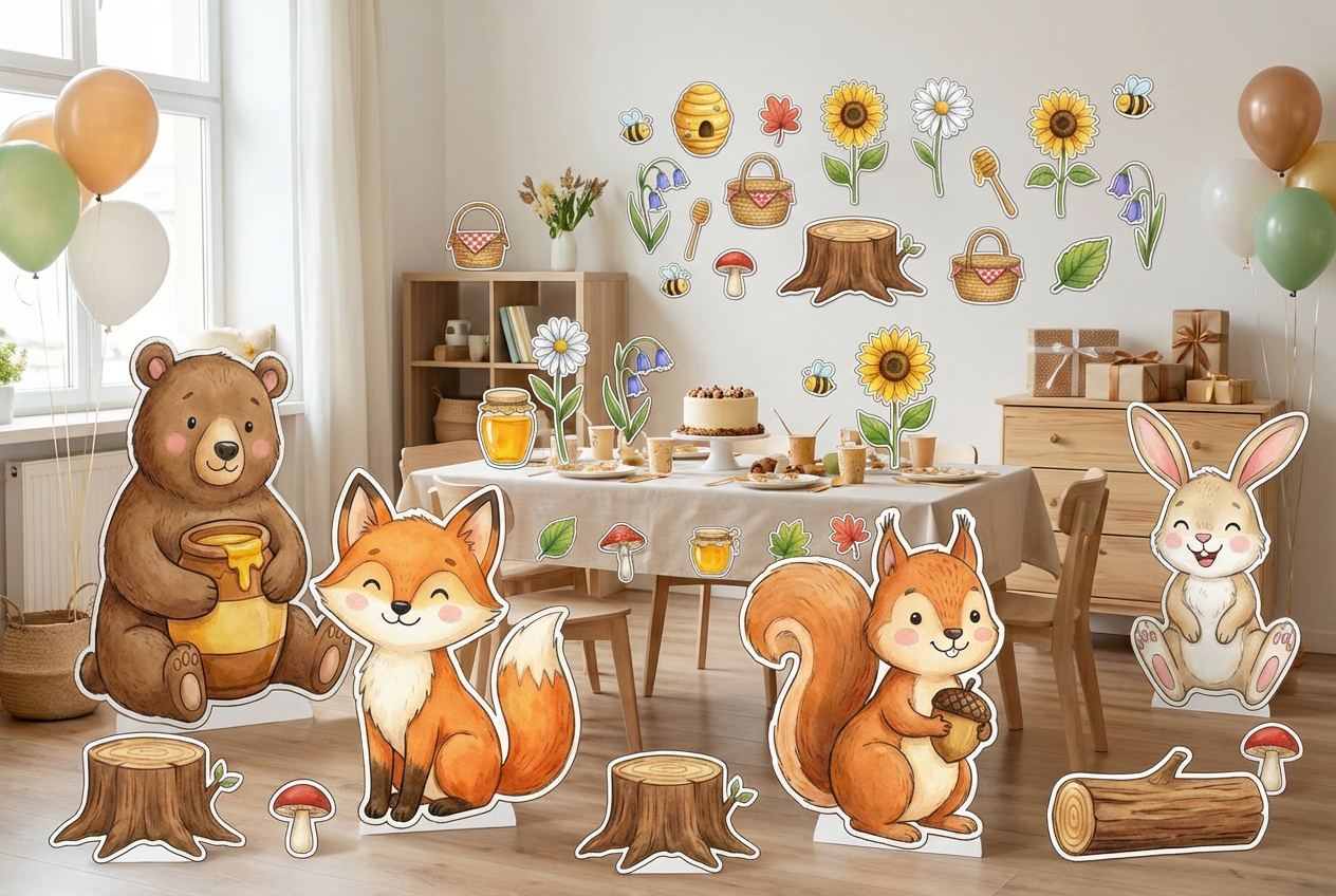 Honey Pot Bear & Friends scene mockup 1