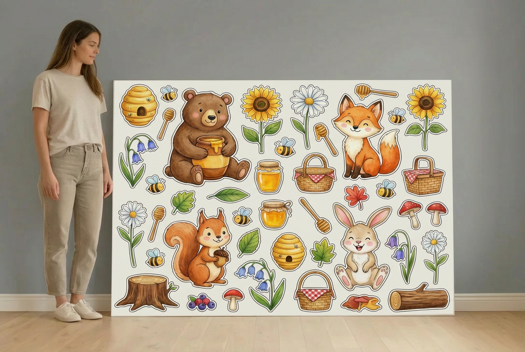 Honey Pot Bear & Friends size guide