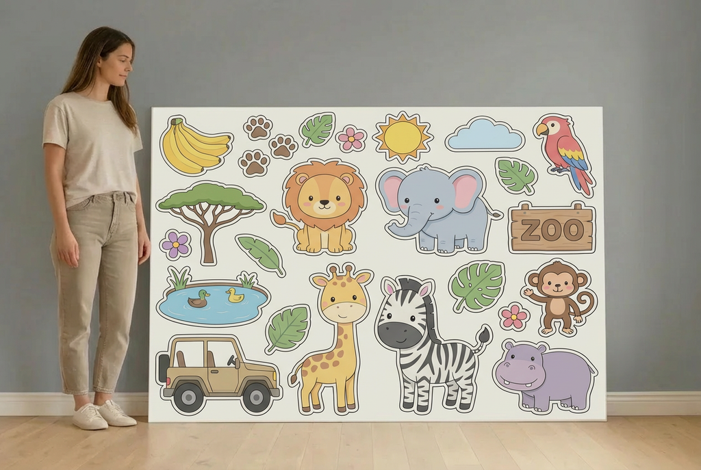 zoo animals  size guide