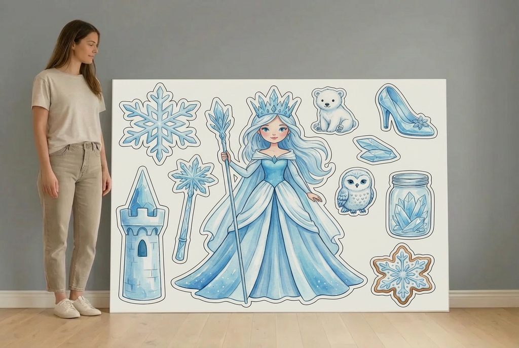 Ice Queen main focus size guide