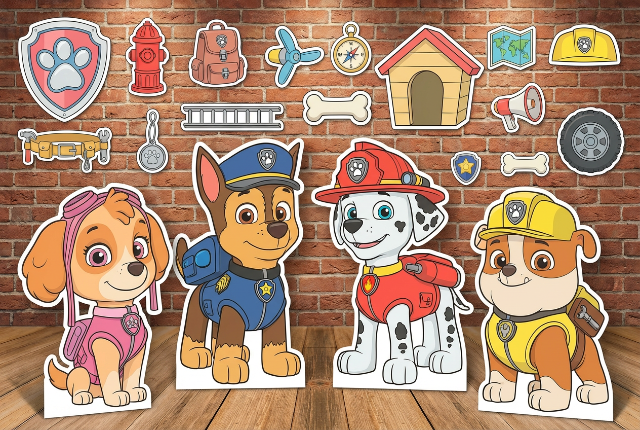 paw patrol product showcase