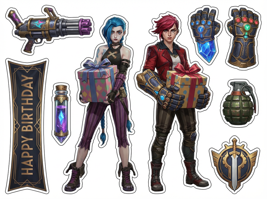 Arcane Jinx & Vi - Main Artwork