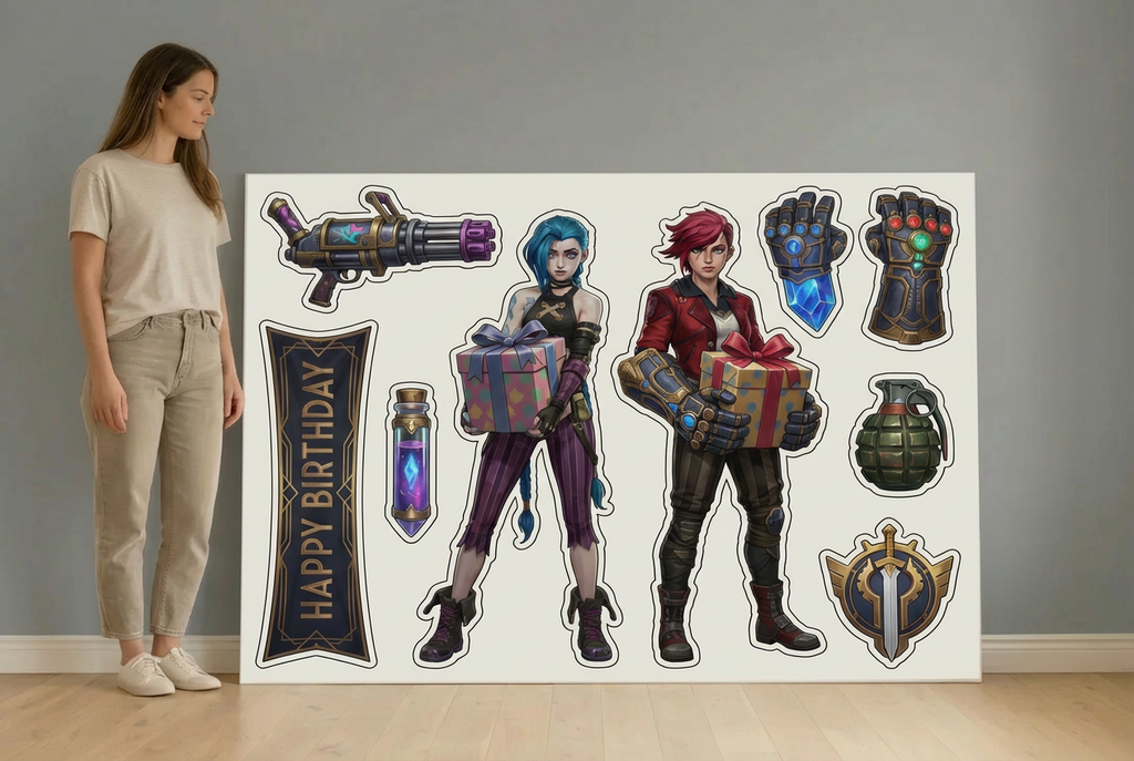 Arcane Jinx & Vi - Size Guide