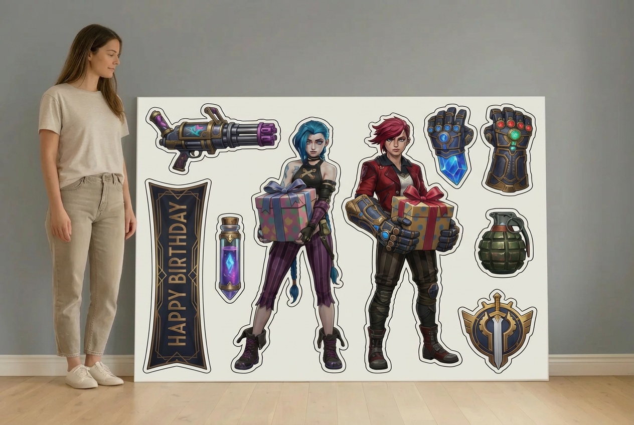 Arcane Jinx & Vi - Size Guide