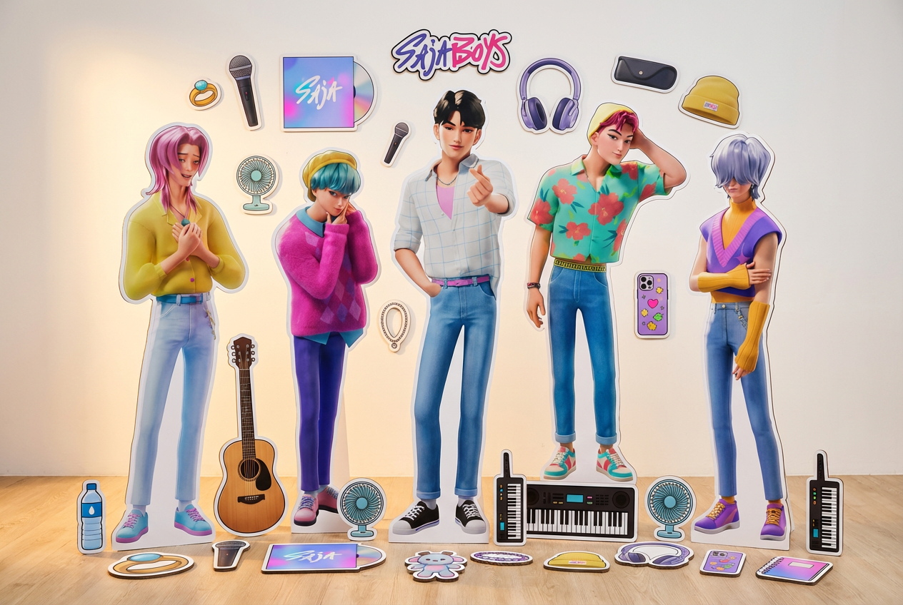 K-Pop Boys product showcase